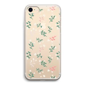 Small white flowers: iPhone 7 Transparant Hoesje