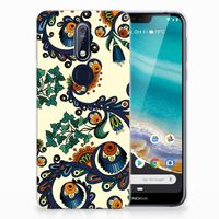 Siliconen Hoesje Nokia 7.1 Barok Flower