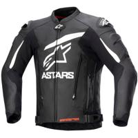 ALPINESTARS GP Plus V4 Jacket, Leren motorjas, Zwart-Wit - thumbnail