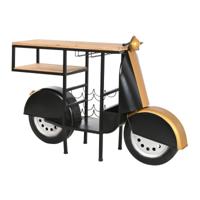 Flessenrek Home ESPRIT Zwart Gouden 134 X 36 X 92 CM