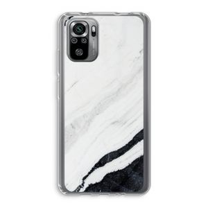 Elegante marmer: Xiaomi Redmi Note 10S Transparant Hoesje