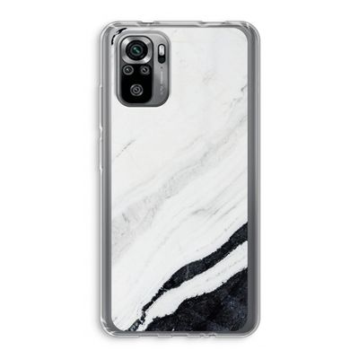 Elegante marmer: Xiaomi Redmi Note 10S Transparant Hoesje