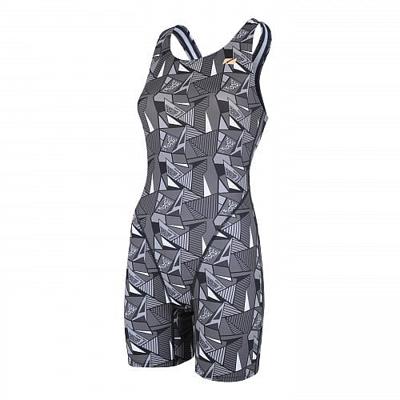 Zone3 OWS Renew Kneeskin badpak grijs dames