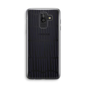 Moroccan stripes: Samsung Galaxy J8 (2018) Transparant Hoesje