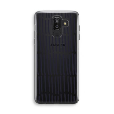 Moroccan stripes: Samsung Galaxy J8 (2018) Transparant Hoesje