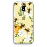 No flowers without bees: Samsung Galaxy J3 (2017) Transparant Hoesje