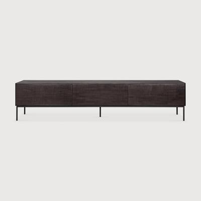 Ethnicraft TV-meubel 'Grooves' Gevernist Teakhout, 242cm