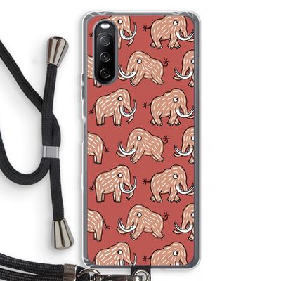 Mammoet: Sony Sony Xperia 10 III Transparant Hoesje met koord