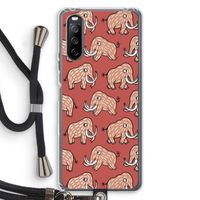 Mammoet: Sony Sony Xperia 10 III Transparant Hoesje met koord