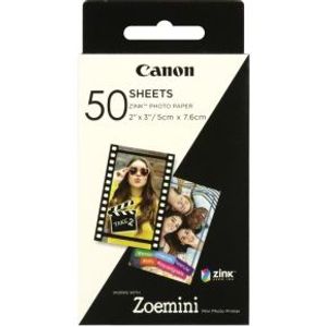 Canon 50 vel ZINK 2"x3" (5x7,6cm) fotopapier