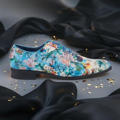 Azure Bloom Lureaux - Handgemaakte Nette Schoenen Voor Heren