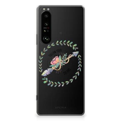 Sony Xperia 1 III Telefoonhoesje met Naam Boho Dreams Sony Xperia 1 III Telefoonhoesje met Naam Boho Dreams