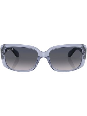 Ray-Ban lunettes de soleil à monture rectangulaire bicolore - Bleu