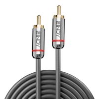 Lindy 35338 audio kabel 0,5 m RCA Antraciet - thumbnail