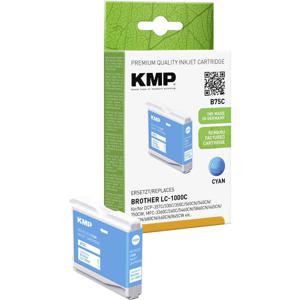 KMP Inktcartridge vervangt Brother LC-1000C Compatibel Cyaan B75C 1035,4003