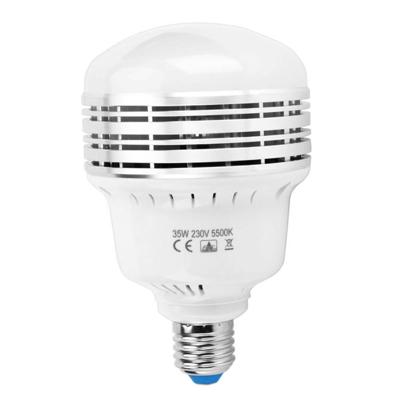 MANTOO PGL35 35W 230V 5500K 3900LM LED-gloeilamp voor fotografie-verlichting