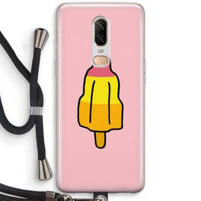 Raketijsje: OnePlus 6 Transparant Hoesje met koord