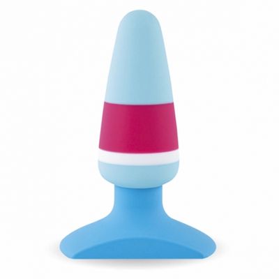 FeelzToys - Plugz Butt Plug Color Siliconen Unisex Anale Plug Blauw