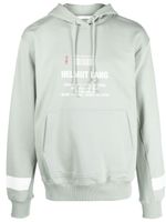 Helmut Lang hoodie en coton à logo imprimé - Vert