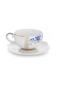 Pip Studio Royal White Espresso Kop & Schotel