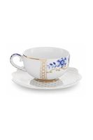Pip Studio Royal White Espresso Kop & Schotel