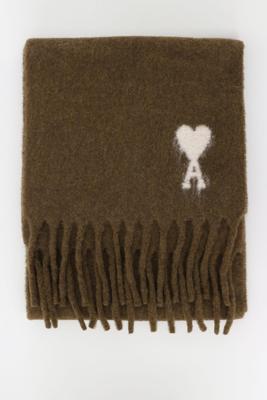 Ami Paris shawl Laine USF673.AW0004 noisette