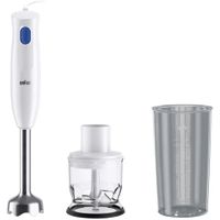 Braun MQ10.201M Staafmixer Wit/RVS - thumbnail