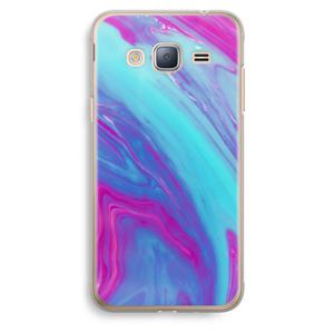 Zweverige regenboog: Samsung Galaxy J3 (2016) Transparant Hoesje