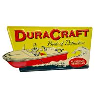 Duracraft Metalen Bord Met Relief - 58 x 28cm
