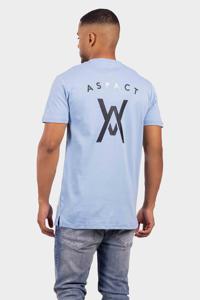 Aspact Back Logo T-Shirt Heren Blauw - Maat M - Kleur: Blauw | Soccerfanshop