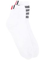 Thom Browne chaussettes à détail rayé - Blanc