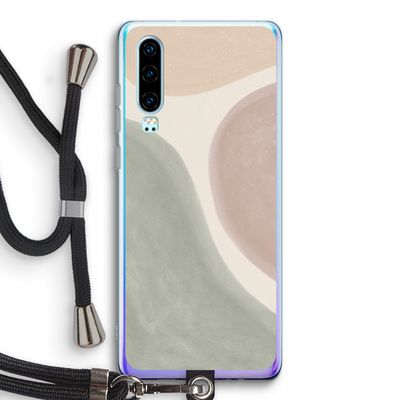 Geo #6: Huawei P30 Transparant Hoesje met koord