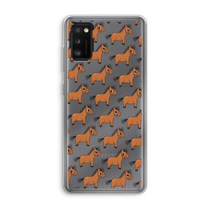 Pony: Samsung Galaxy A41 Transparant Hoesje