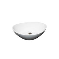 Waskom Loutro Palm Beach Rechthoek 55x34x14.3 cm Mat Wit Loutro