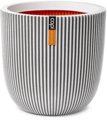 Capi nature groove nl bol bloempot 54x52 cm ivoor