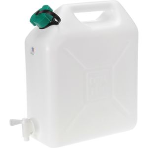 Jerrycan voor water - 10 liter - Kunststof - met kraantje en dop