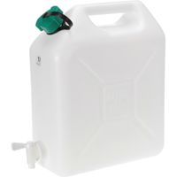 Jerrycan voor water - 10 liter  - Kunststof - met kraantje en dop   -