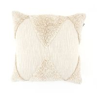 By-Boo Kussen 'Wabi' 45 x 45cm, kleur Off White