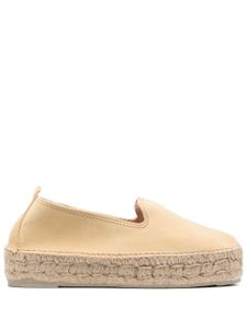 Manebi espadrilles Hamptons en cuir - Jaune