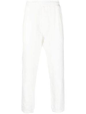 Low Brand pantalon fuselé en lin - Blanc