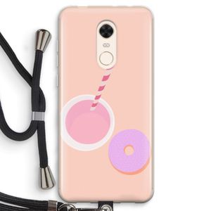 Donut: Xiaomi Redmi 5 Transparant Hoesje met koord