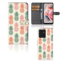 Xiaomi Redmi Note 12 4G | Book Cover | Ananas | Portemonnee hoesje