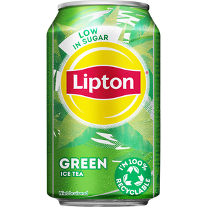 Lipton Ice Tea Green 330 ml. / tray 24 blikken (+ Nederlands statiegeld)