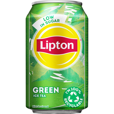 Lipton Ice Tea Green 330 ml. / tray 24 blikken (+ Nederlands statiegeld)