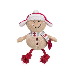 Xmas Peperkoekman - Pluche/Katoen Knuffel - 34 cm