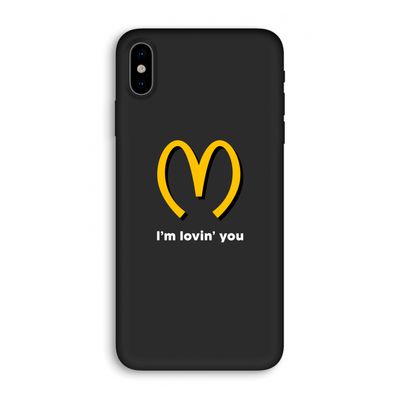 I'm lovin' you: iPhone XS Biologisch afbreekbaar hoesje