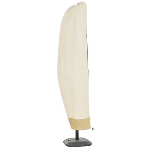 Parasolhoes - Parasolhoes voor zweefparasol - Beschermhoes - Parasolhoes staande parasol - 220cm - Beige