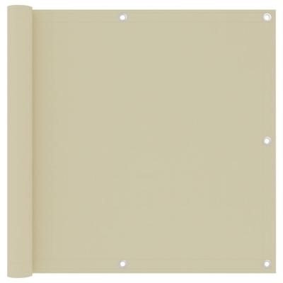 Balkonscherm 90x300 cm oxford stof crème