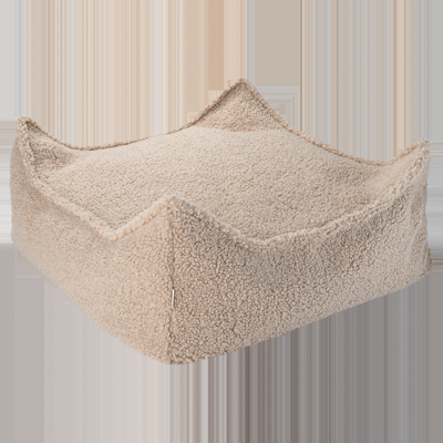 Poef Vierkant Biscuit