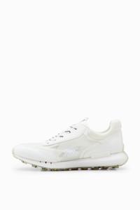 Runner sneakers met transparante onderdelen - WHITE - 41